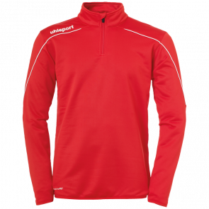 STREAM 22 1/4 ZIP TOP red UHLSPORT