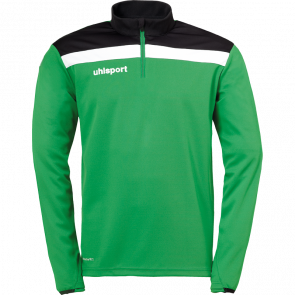 OFFENSE 23 1/4 ZIP TOP verde/negro/blanco UHLSPORT