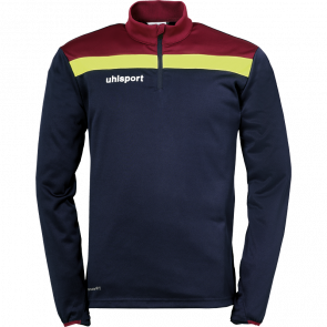 OFFENSE 23 1/4 ZIP TOP azul marino/burdeos/amari UHLSPORT