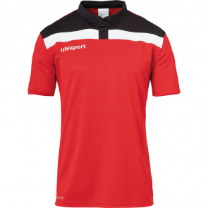 OFFENSE 23 POLO SHIRT rojo/negro/blanco UHLSPORT