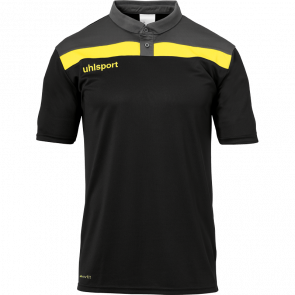 OFFENSE 23 POLO SHIRT negro/antracita/lima amar UHLSPORT