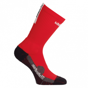 TUBE IT SOCKS rojo/blanco UHLSPORT