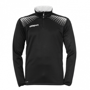 GOAL JERSEY CON CREMALLERA DE 1/4 negro/blanco UHLSPORT