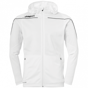 STREAM 22 TRACK HOOD JACKET white UHLSPORT