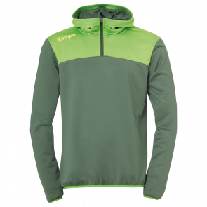 EMOTION 2.0 QUARTER ZIP HOODY green KEMPA