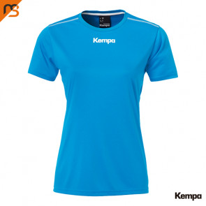 Camiseta de entrenamiento kempa azul  MUJER BM LA ROCA